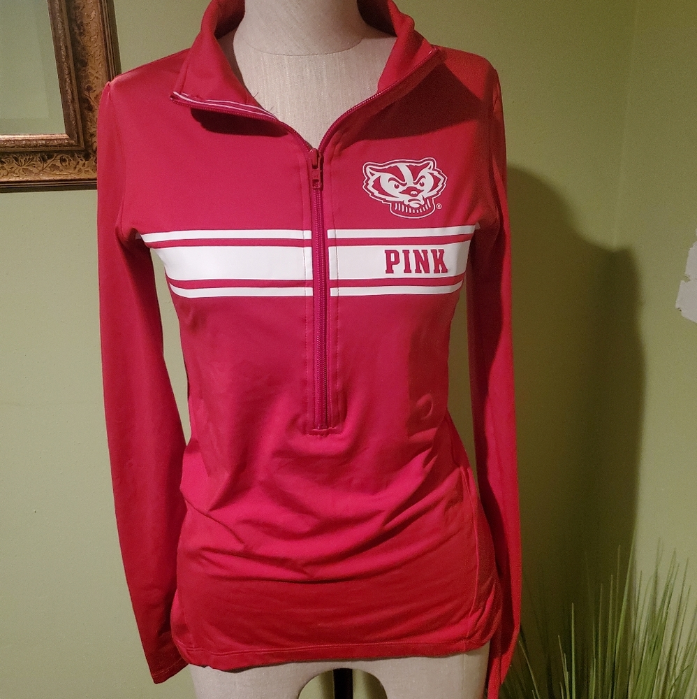 Victoria’s Secret PINK Wisconsin Badger 1/4 zip